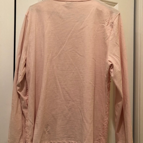 💗💗💗J Crew pink sequined top, size XL - Picture 2 of 4